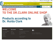Tablet Screenshot of drclark.com